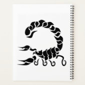Tribal Black Scorpion Monogram Planner (Achterkant)
