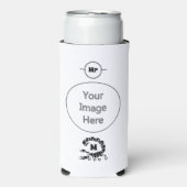 Tribal Black Scorpion Monogram Seltzer Blikjeskoeler (Seltzer Voorkant)