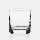 Tribal Black Scorpion Monogram Whisky Glas (Links)