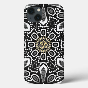 Tribal Black+White Aum Case-Mate iPhone Case