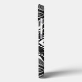 Tribal Black+White Aum Case-Mate iPhone Case (Achterkant / Links)