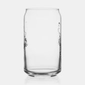 Tribal Black Wolf Howl Blikvorm Glas (Links)