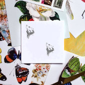 Tribal Black Wolf Howl Zelfinktende Stempel