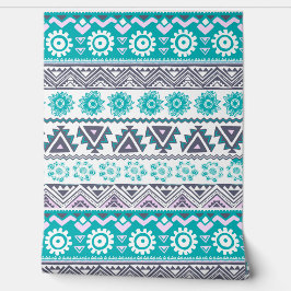 Tribal Blue Behang