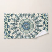 Tribal Blue Green Mandala Bad Handdoek (Handdoek)