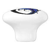 Tribal Blue Mermaid Keramische Knop (Zijkant)