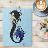 Tribal Blue Mermaid Legpuzzel