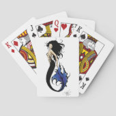Tribal Blue Mermaid Pokerkaarten (Achterkant)