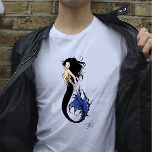 Tribal Blue Mermaid T-shirt