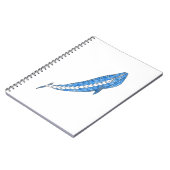 Tribal Blue Whale Notitieboek (Linkerzijde)