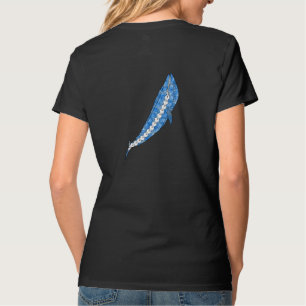 Tribal Blue Whale T-shirt