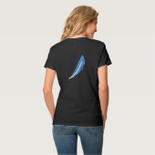 Tribal Blue Whale T-shirt (Achterkant volledig)