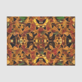 Tribal Bohemian Brown Red Mosaic Tissuepapier