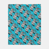 Tribal Bohemian Elephants Custom Fleece Blanket (Voorkant)