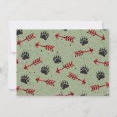 Tribal Boho Beer Verjaardag Wild One! Kaart (Achterkant)