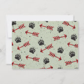 Tribal Boho Beer Verjaardag Wild One! Kaart (Achterkant)