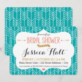 Tribal Boho Bridal Shower Kaart (Voorkant / Achterkant)