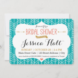 Tribal Boho Bridal Shower Kaart