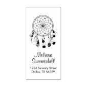 Tribal Boho Dreamweaver Adres Rubberstempel (Afrduk)