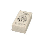 Tribal Boho Dreamweaver Adres Rubberstempel (Stempel)