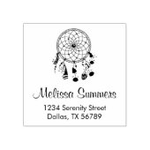 Tribal Boho Dreamweaver Adres Rubberstempel (Afrduk)