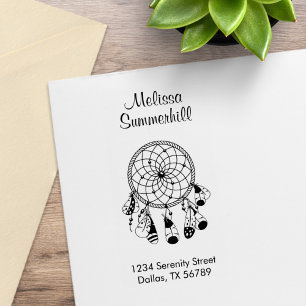 Tribal Boho Dreamweaver Adres Rubberstempel