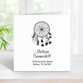 Tribal Boho Dreamweaver Adres Rubberstempel