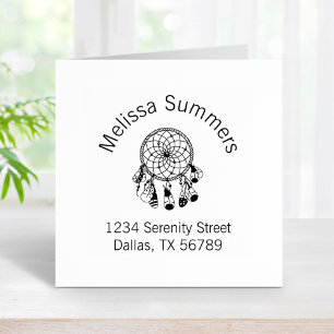 Tribal Boho Dreamweaver Arch Adres Rubberstempel