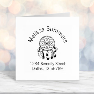 Tribal Boho Dreamweaver Arch Adres Zelfinktende Stempel
