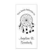 Tribal Boho Dreamweaver - Bookplate Rubberstempel (Afrduk)