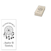 Tribal Boho Dreamweaver - Bookplate Rubberstempel (Gestempeld)