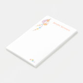 Tribal Boho Dreamweaver Feathers and Beads Post-it® Notes (Schuin)