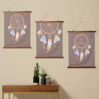 Tribal Boho Dreamweaver op bruine set van 3