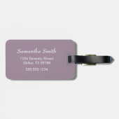 Tribal Boho Dreamweaver op Paars Bagagelabel (Achterkant horizontaal)