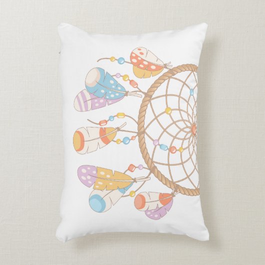 Tribal Boho Drocatcher Decoratief Kussen (Voorkant(Verticaal))