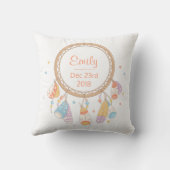 Tribal Boho Drocatcher New Baby Keepomwille Kussen (Achterkant)