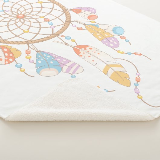 Tribal Boho Drocatcher Sherpa Deken (3/4)