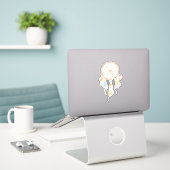 Tribal Boho Drocatcher Sticker (Laptop op bureau)