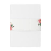 Tribal Boho Feathers Woodland Belly Bands Uitnodigingen Wikkel (Achterkant Voorbeeld)