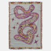 Tribal Boho Love Patroondeken Deken (Voorkant Verticaal)