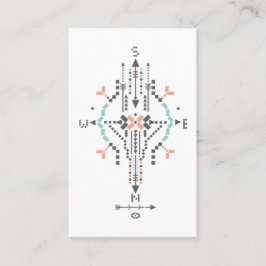*~* Tribal Boho Native American Indian Aztec Totem Visitekaartje
