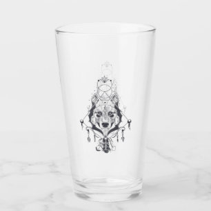 Tribal Boho Wolf Glas