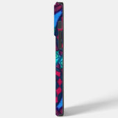 Tribal Borduurwerk Kijk Uil en Kat Case-Mate iPhone Case (Achterkant / Links)