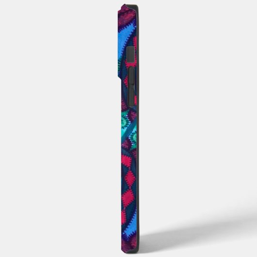 Tribal Borduurwerk Kijk Uil en Kat Case-Mate iPhone Case (Achterkant / Links)