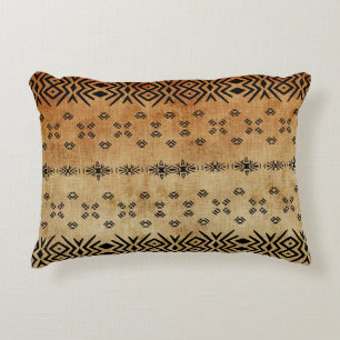 Tribal Brown beige Accent Kussen