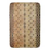 Tribal Brown beige Badmat (Voorkant Verticaal)