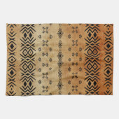 Tribal Brown beige Theedoek (Horizontaal)