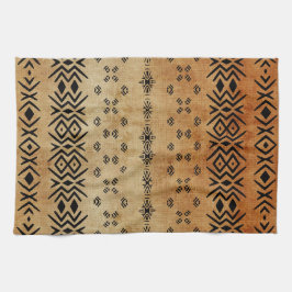 Tribal Brown beige Theedoek