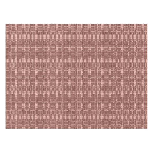 Tribal Brown Pattern Tafelkleed (Voorkant (Horizontaal))