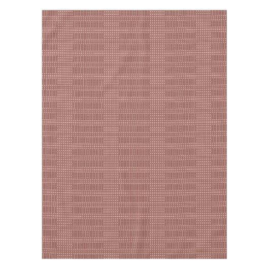 Tribal Brown Pattern Tafelkleed (Voorkant)